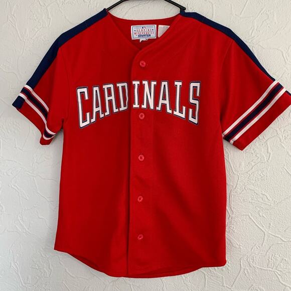 VINTAGE MARK MCGWIRE ST LOUIS CARDINALS STARTER JERSEY SZ YOUTH MEDIUM - Picture 1 of 7